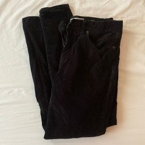 Madewell 9” high rise skinny skinny velvet jeans 29